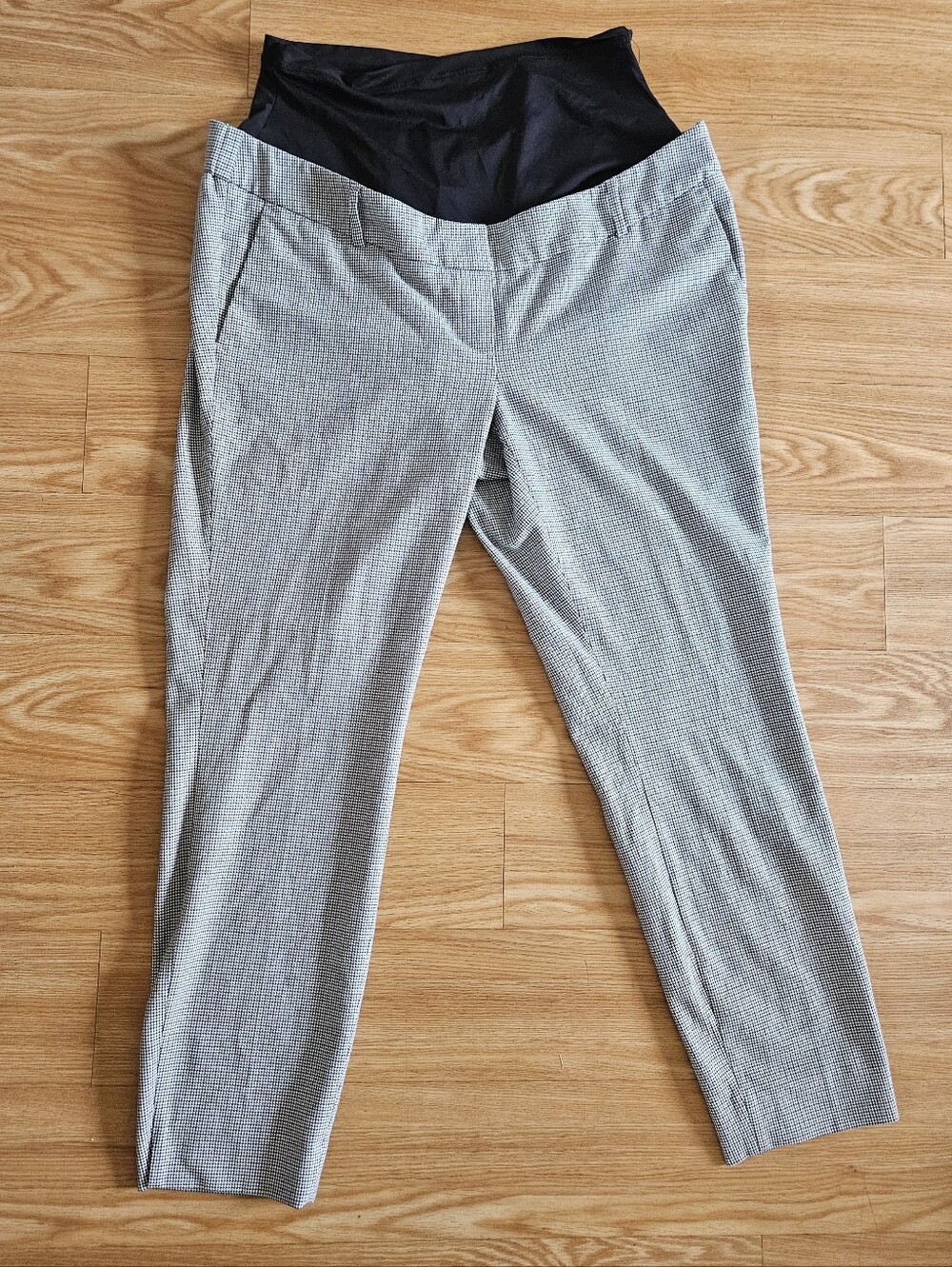 Thyme Maternity Houndstooth Dress Pants